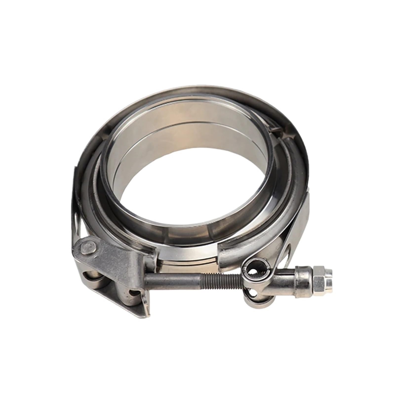 Band Clamps 304 Stainless Steel 2" 2.5" 3" 3. V Band Clamp V-Band Exhaust Flange Turbo Pipes Clamps Kits Down Pipe Universal(3IN-Quick Release)