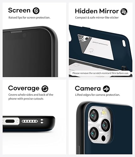 Miniatura 6 de GOOSPERY Parachoques magnético para puerta compatible con iPhone 13 Pro Max, funda tipo cartera con tarjeta, cierre automático de fácil imán, doble