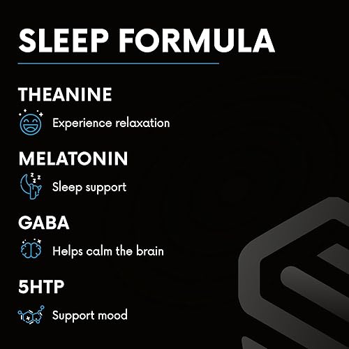Miniatura 5 de Liquid Nano Sleep Aid Spray con melatonina, GABA, L-teanina, mezcla de suplemento de 5-HTP, promueve la calma, el sueño reparador y la restauración,
