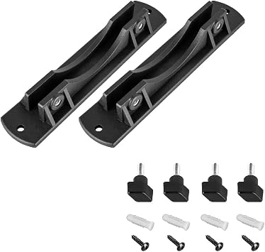 POWERTEC 70278 Blast Gate Mounting Brackets for 2-1/2" to 4" Blast Gates 2 Pack
