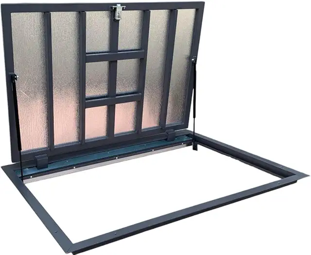 Geïsoleerd vloerluik 90x130 cm Thermo Max 4 voor kelder en schacht