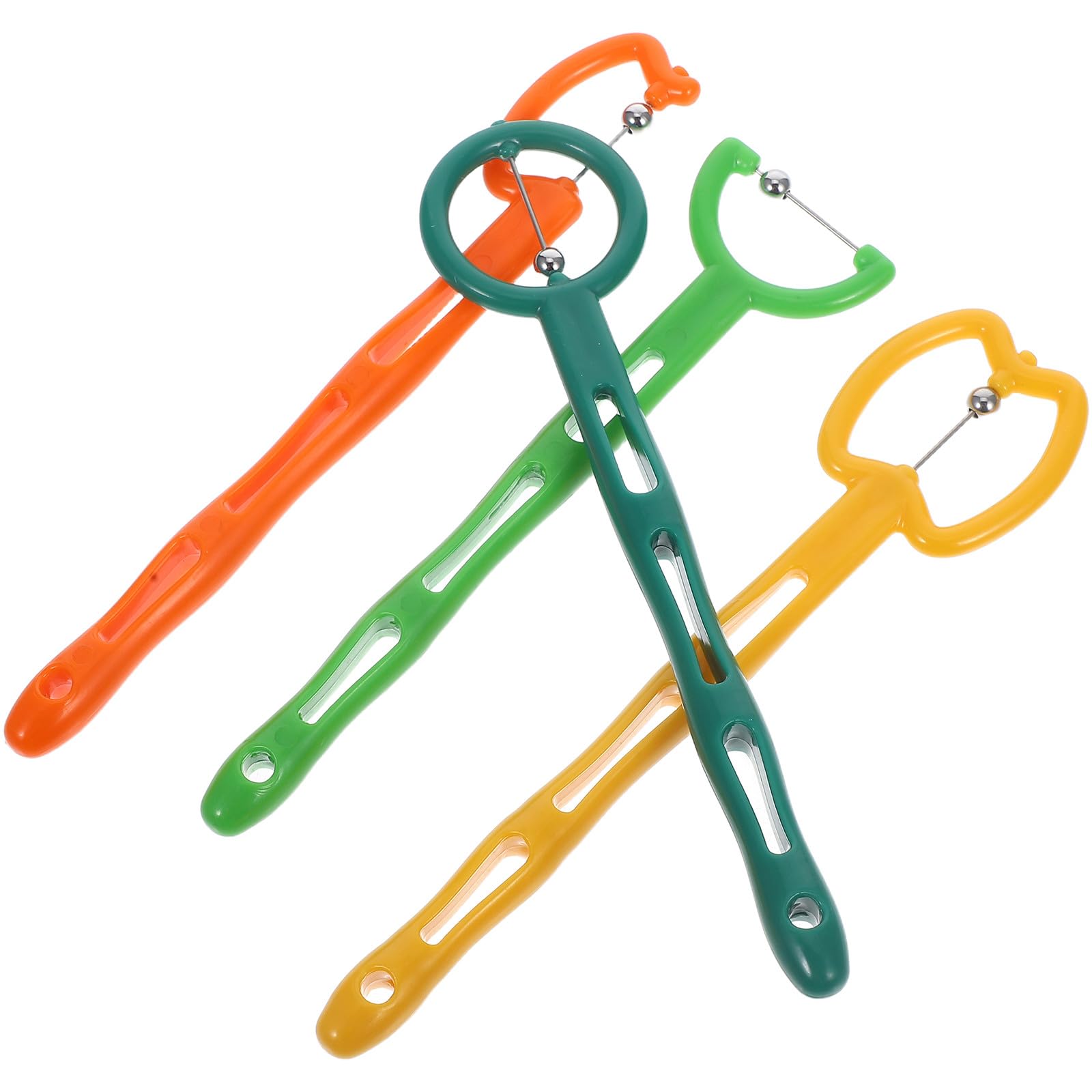 Tofficu 4pcs Tongue Trainer and Oral Muscle Exerciser Kit for Speech Therapy Tongue Thrust Corrector with Stimulation Tools