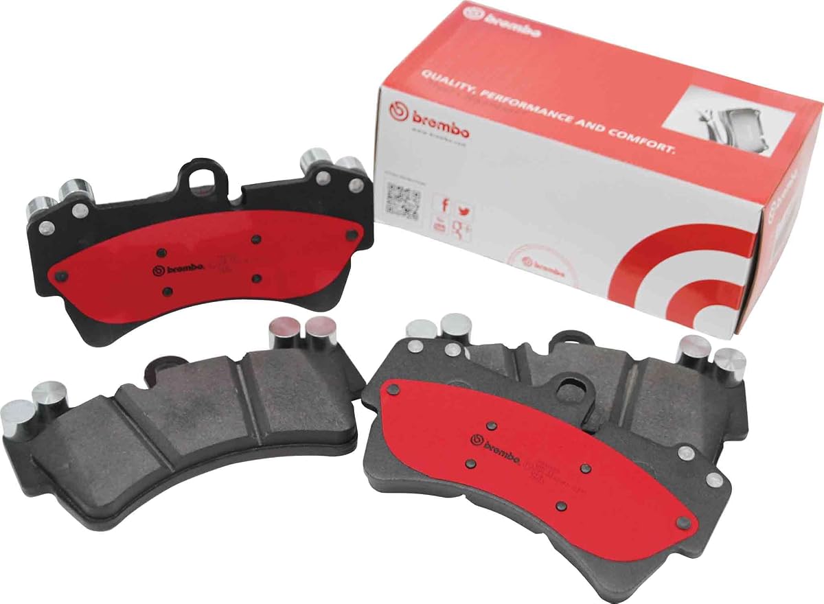 Brembo P85124N Juego de pastillas de freno de disco trasero de cerámica premium AUDI/VW OE# 3Q0698451