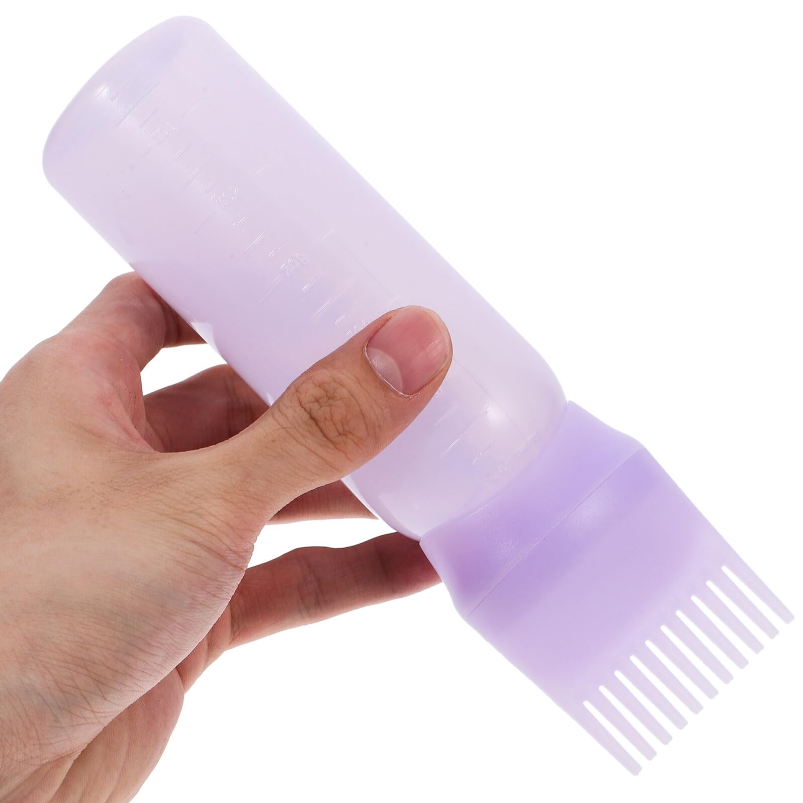 3 Stück Haarfärbeflasche mit Applikatorkamm Graduierte Messanzeige Gleichmäßige Farbabgabe Praktische Anwendung für Haarfärbung Professionelle Wurzelhaarfarbe Vielseitig