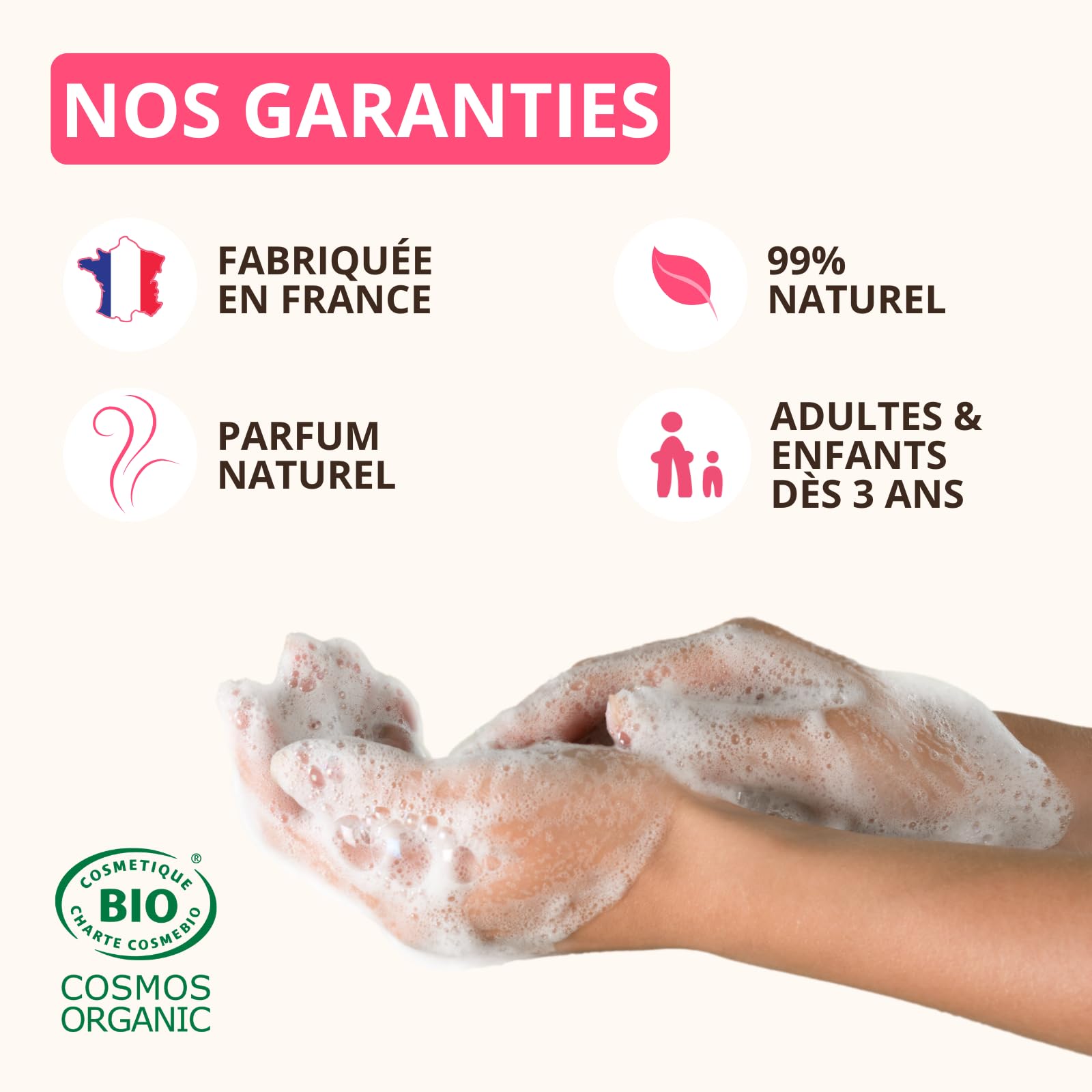 PROPOLIA - Organiczne - Aktywne mydło - Twarz i Ciało - Propolis, Miód i Shea - Dzieci i Dorośli - Dla wszystkich rodzajów skóry - Wyprodukowano we Francji - Chleb 100 g
