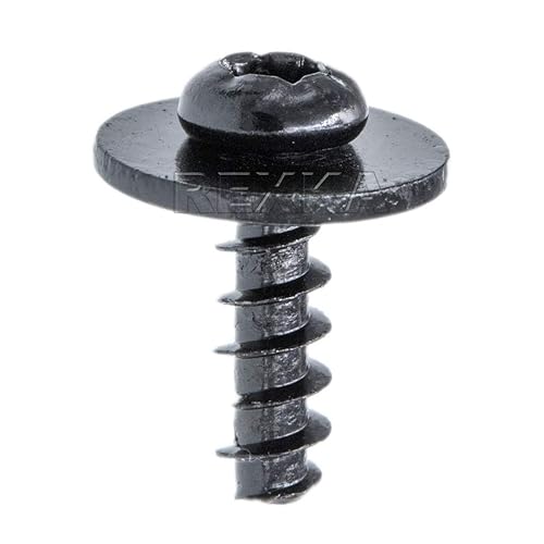 Rexka 25 piezas Fender Liner Wheelhouse Liner Bumper Cover Torx Tornillo Tornillo Fijador Compatible con Volkswagen Audi N10354602 Beetle Eos Golf