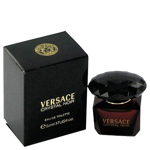 VERSACE Crystal Noir de Gianni Versace EDT 0.17 onzas MINI para mujer