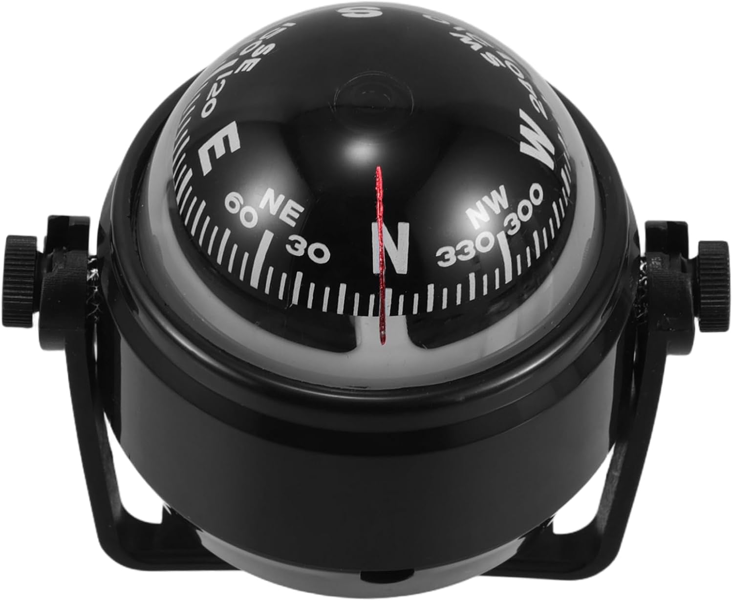 Automobile Compass Pivoting Ball Dashboard Compass Multi-Scenario Use High Accuracy Sturdy Abs Construction