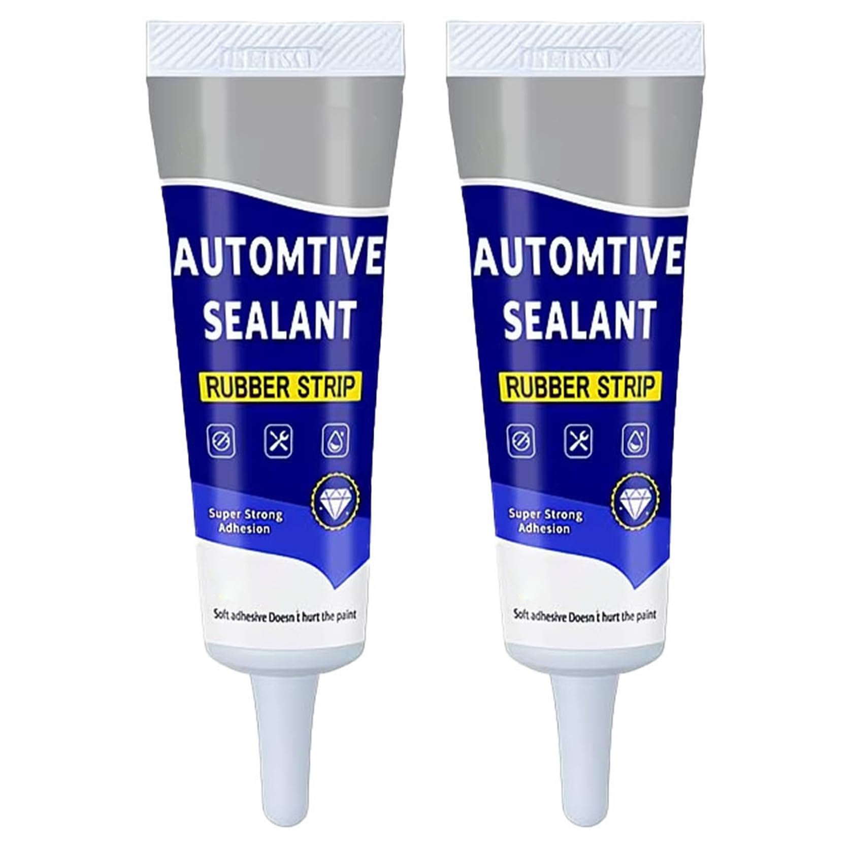 Car Door Rubber Sealant Adhesive, 2‑in‑1 Seal & Bond Automotive Repair Glue