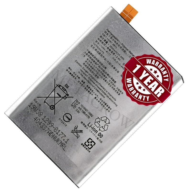 Image of Original LIP1621ERPC Battery Compatible for Sony Xperia X (F5121) | X Dual (F5122) | L1 - (2620mAh) - 1 Year Warranty BC45