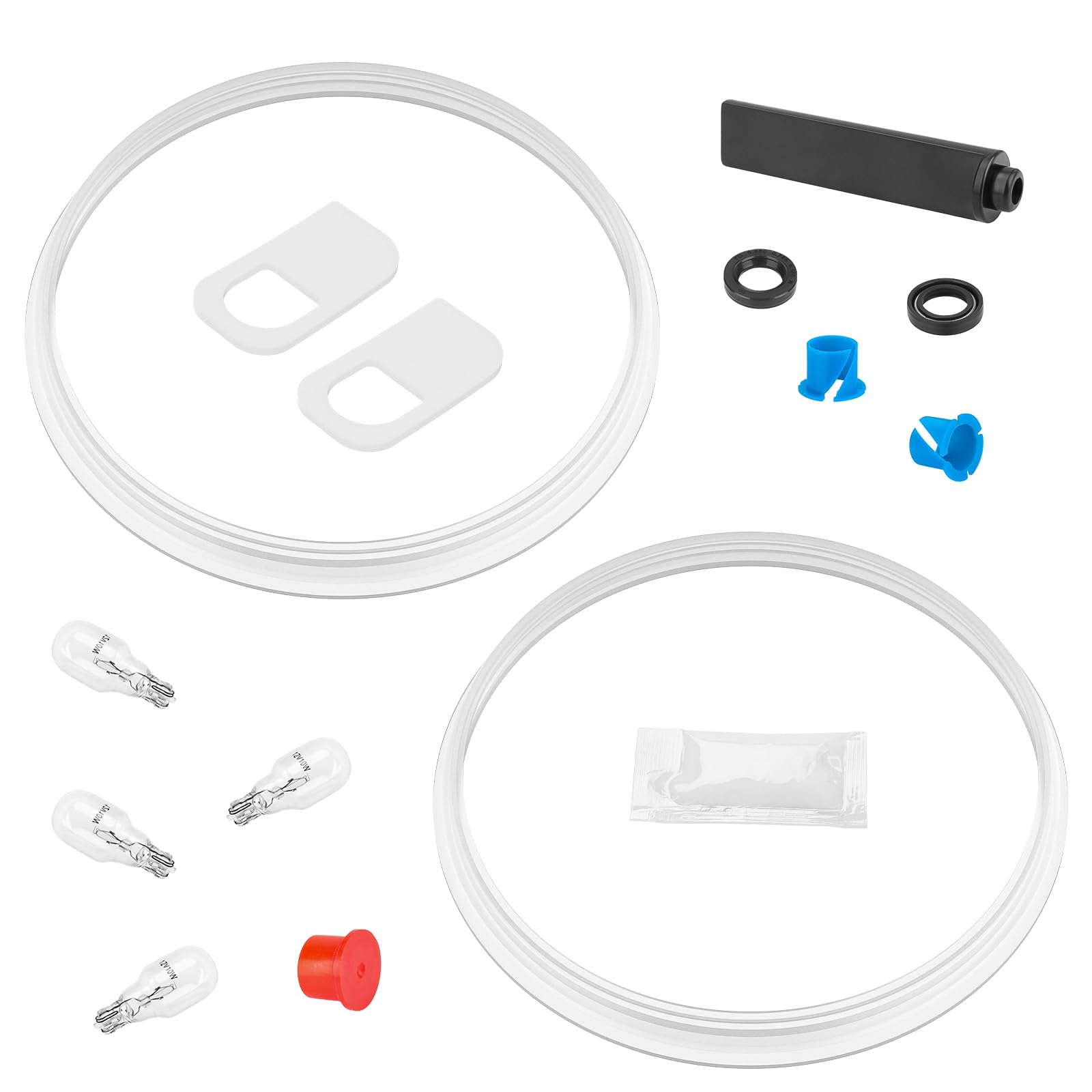 Slush Gasket Seal Light Bulbs Kits Replacement for Bunn Ultra 2 Parts,Frozen Drink Machine Slushy Machine Parts Replacement OE# Bunn 34245.0000 Slush Machine Parts-Food Grade Silicone