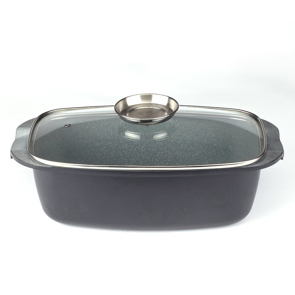 Casseruola da forno con coperchio in vetro ROYALTY LINE 32 cm