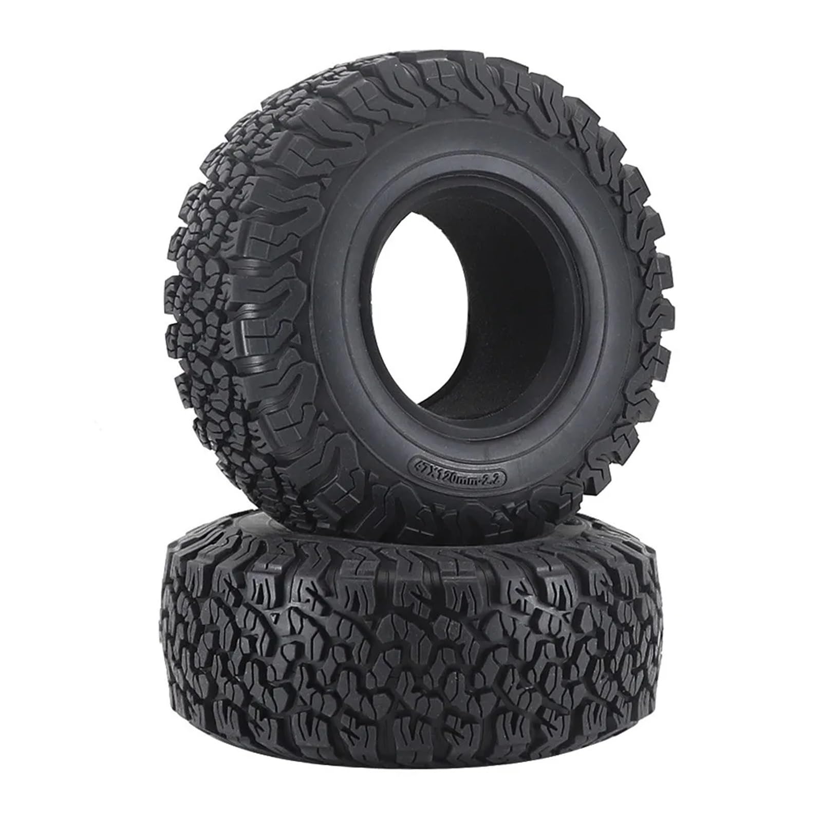 Per Scx10 Per Axial 90046 Per Traxxas Per Trx4 Per Trx6 D90 Per Rgt Per Redcat 1/10 2. Pollici 120mm Ruote In Gomma Pneumatici Rc Crawler Car RC Ruote Gomma