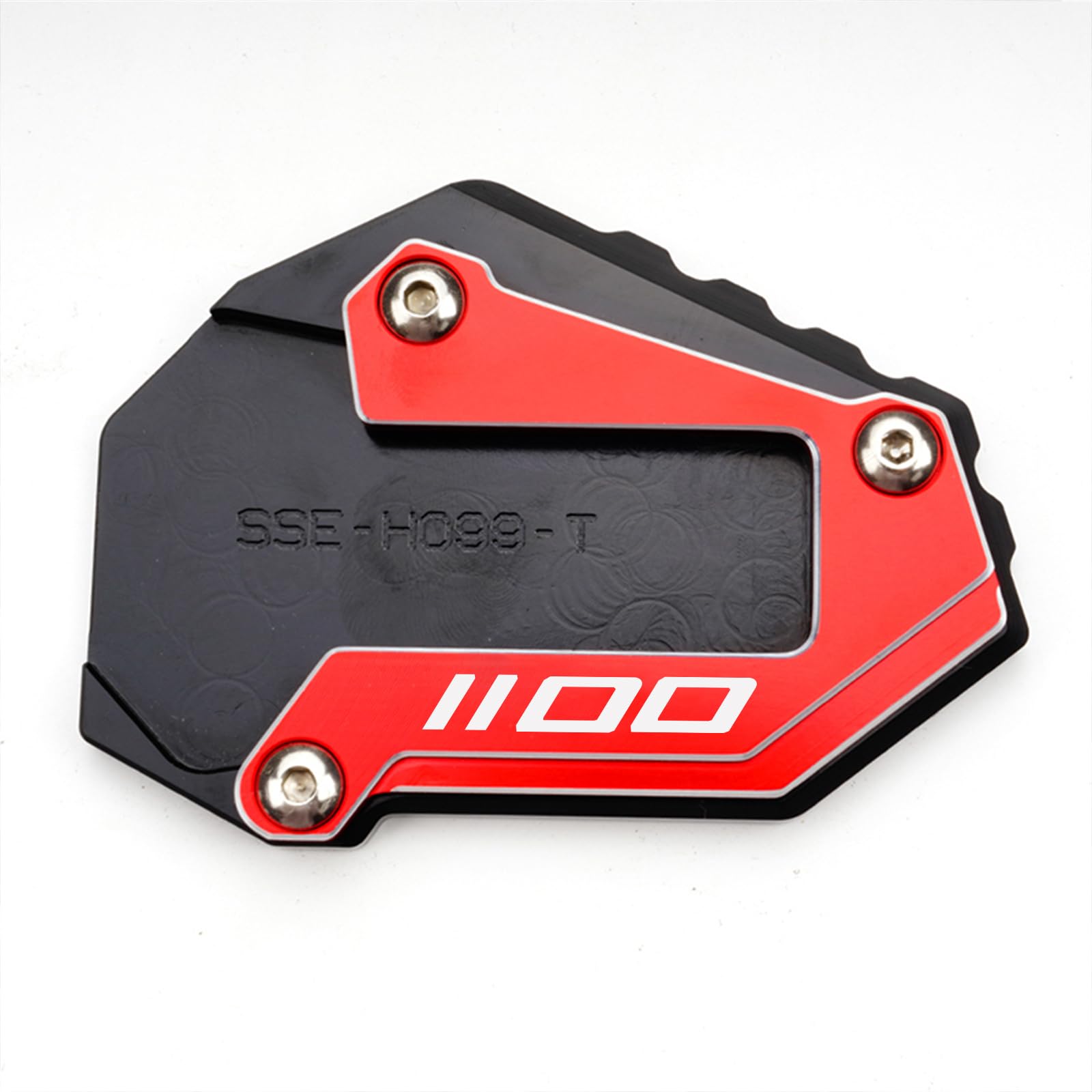 Piastra Supporto Laterale Estensione Cavalletto Moto per Africa Twin 1100 Adventure Sports DCT 2023 CRF1100L 2020-2025 Accessori CRF 1100L crf 1100 l (Rosso)