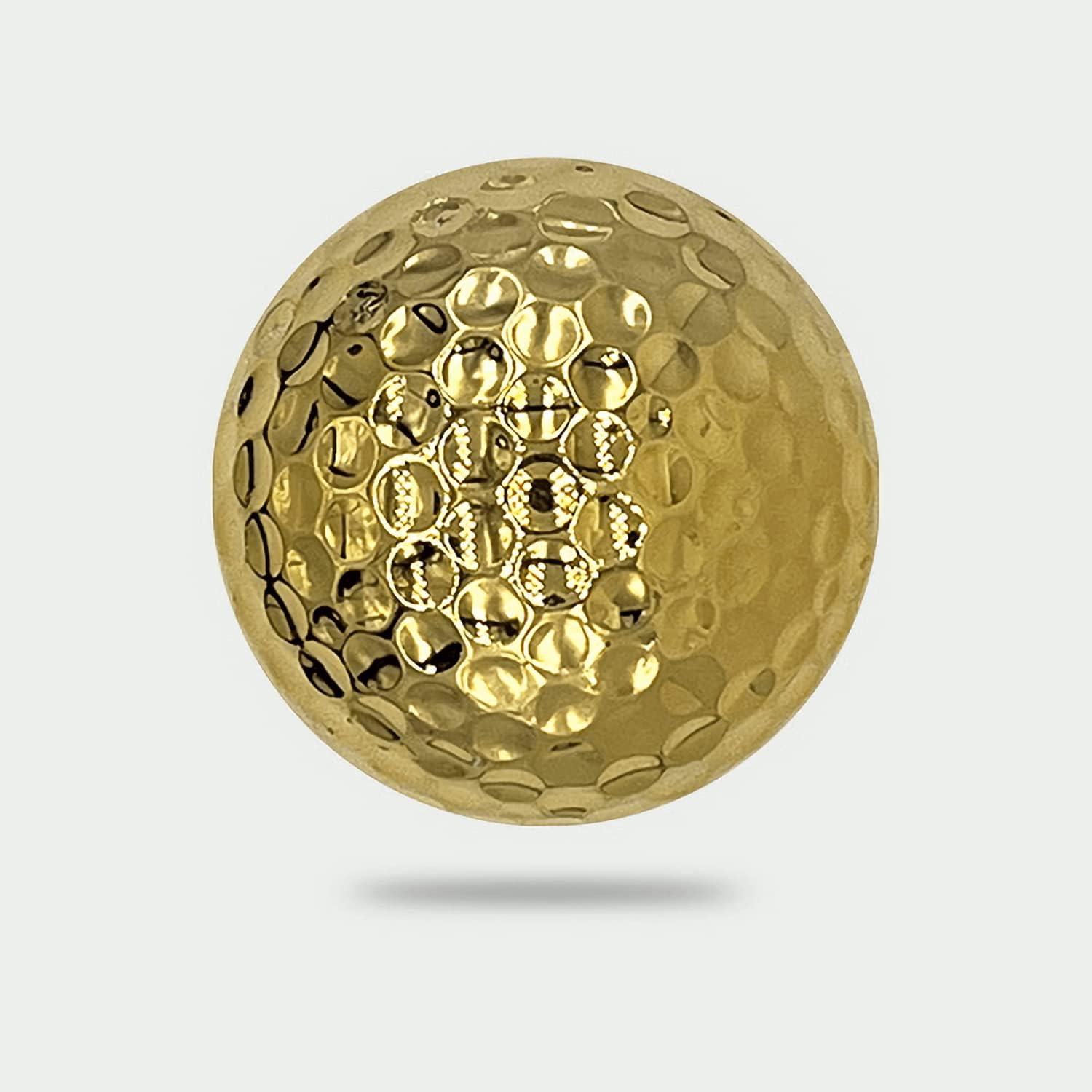 Electroplated Silver Gold Golf Balls, Novelty GolfBall for Gift Present and Display Decoration, 3 Layers Practice Golf Ball for Play