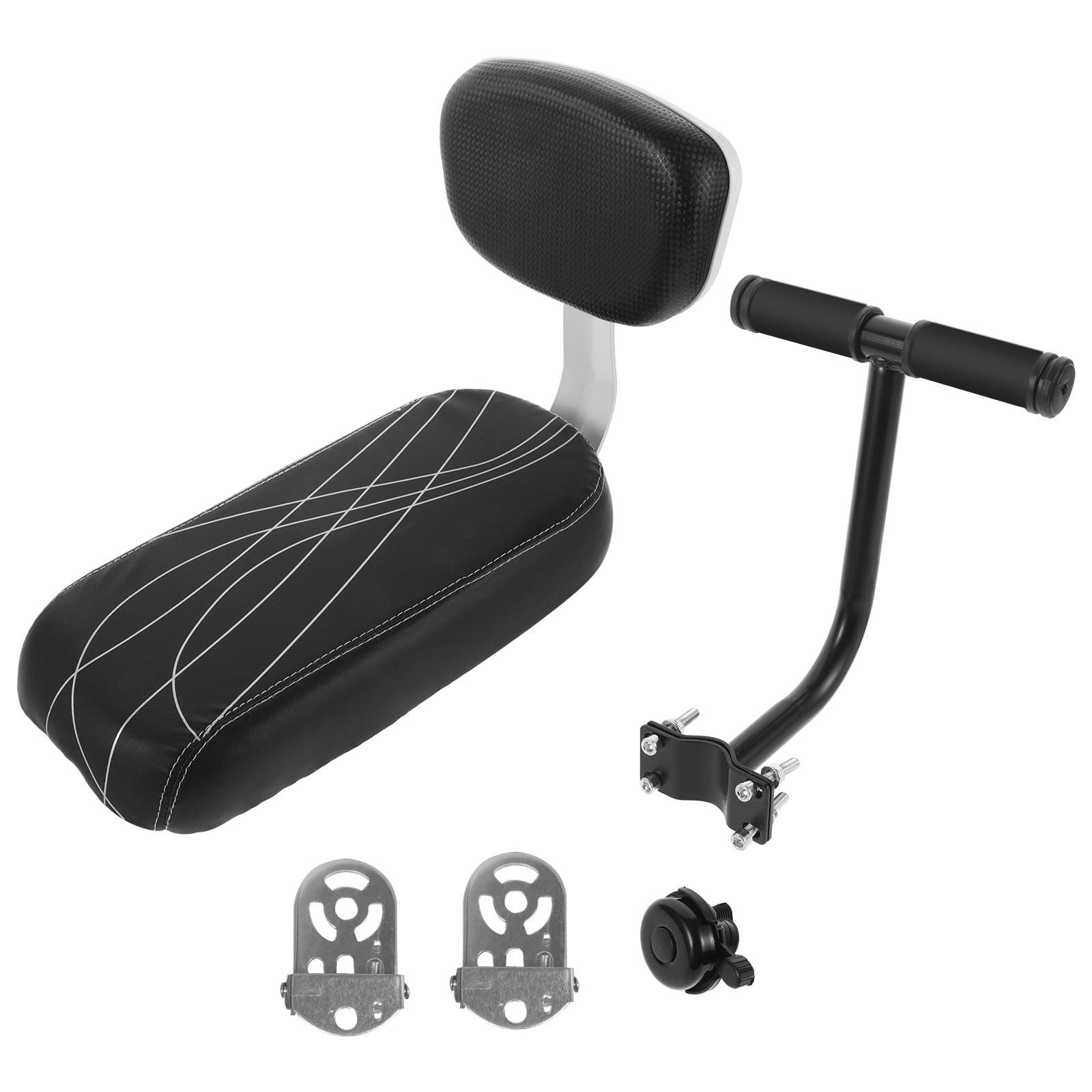Gatuida Seggio Bici Posteriore con Schienale, Seduta Imbottita