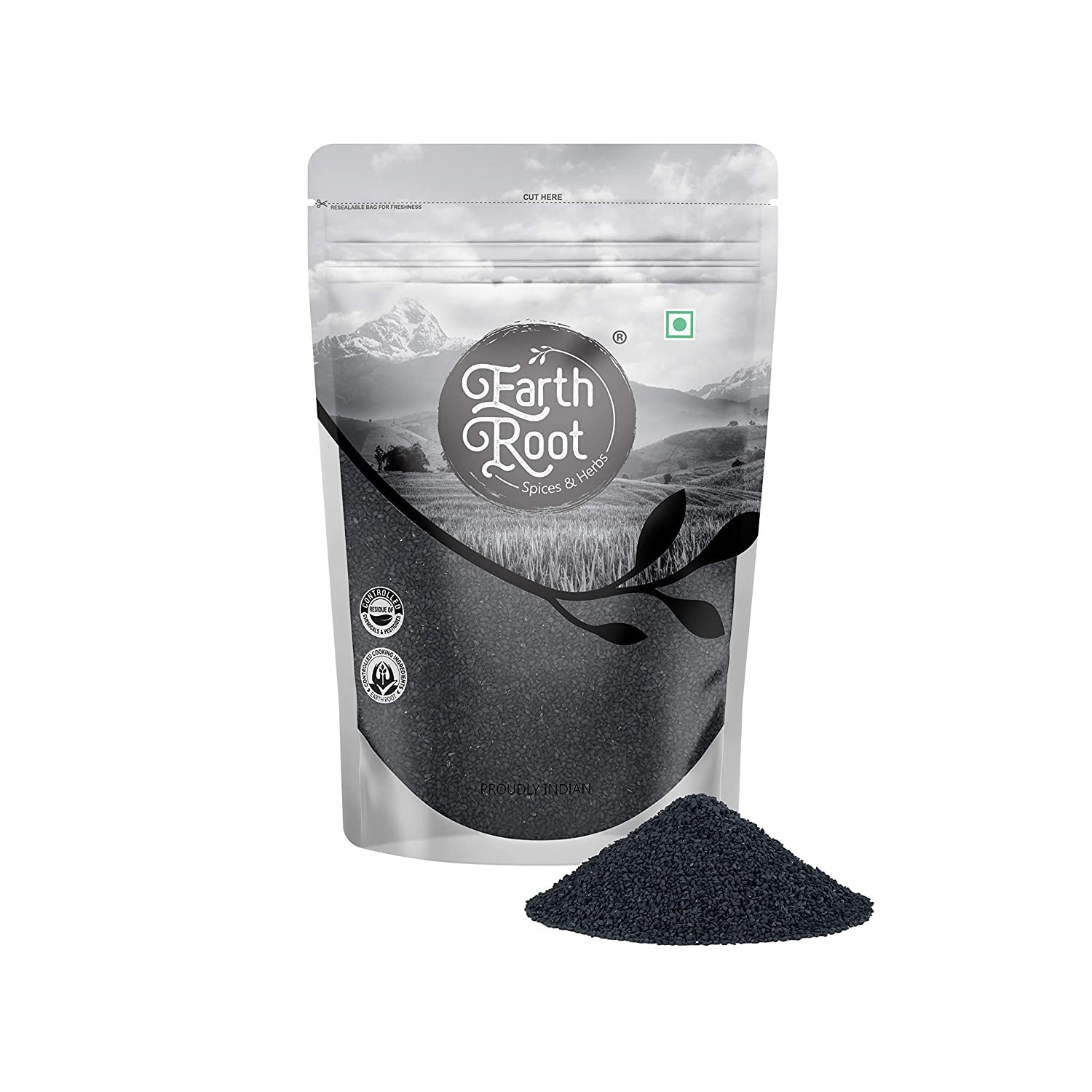 EarthRoot 100g Kalonji | Black Cumin | Nigella | Kalonji Seeds for Pickles | Health Benefits | Gluten-Free | Source of Antioxidants (B084QJYDRC) Amazon Price History, Amazon Price Tracker