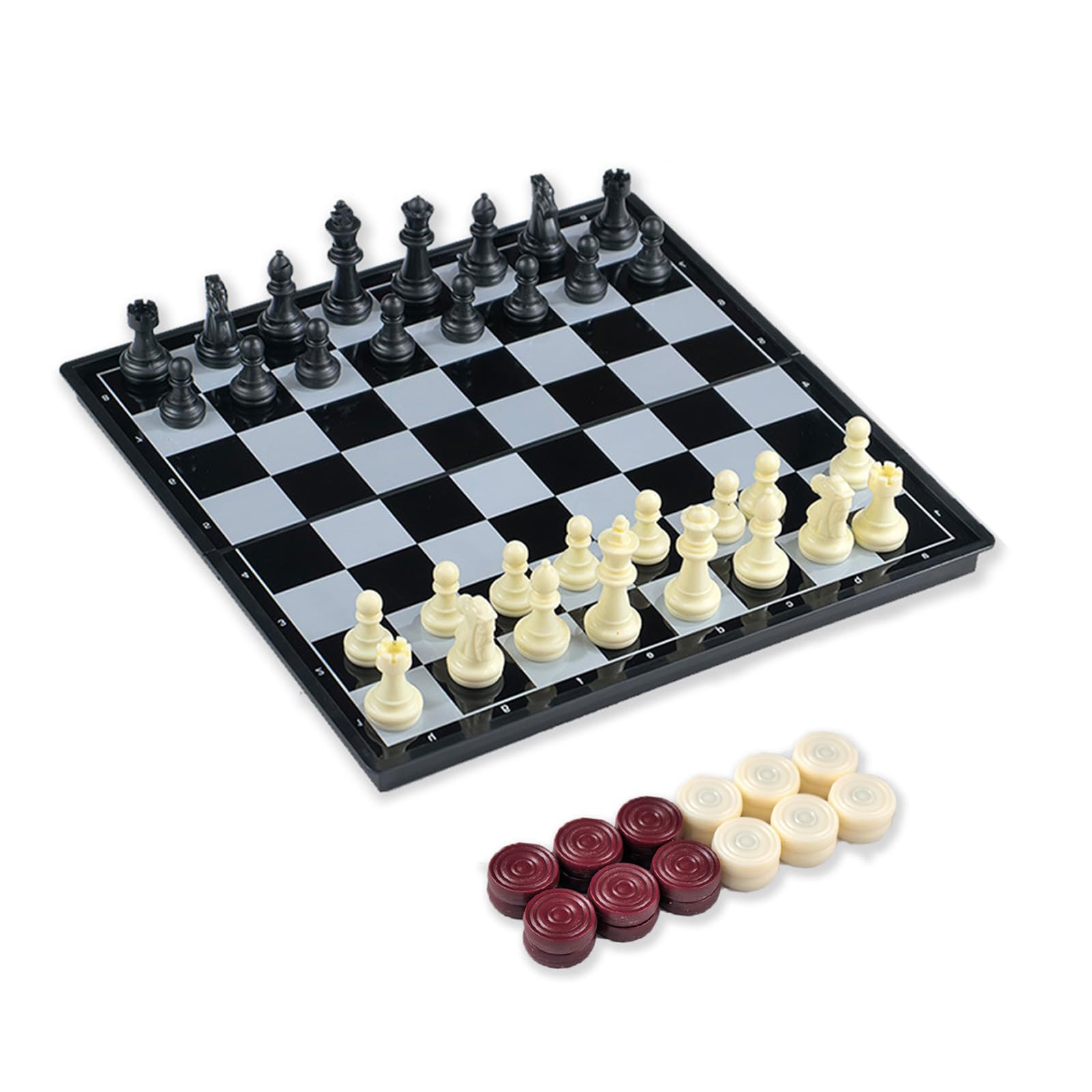Générique Ensemble de Jeu d ' échecs et de Dames Familial, 320X320MM