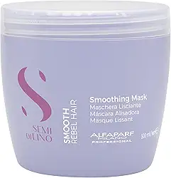 Alfaparf Milano Semi Di Lino Smooth Máscara – Para cabelos com frizz - Controla, hidrata e alisa - Cabelos sem frizz, macios e hidratados – Fórmula vegana - Qualidade profissional de salão 500ml