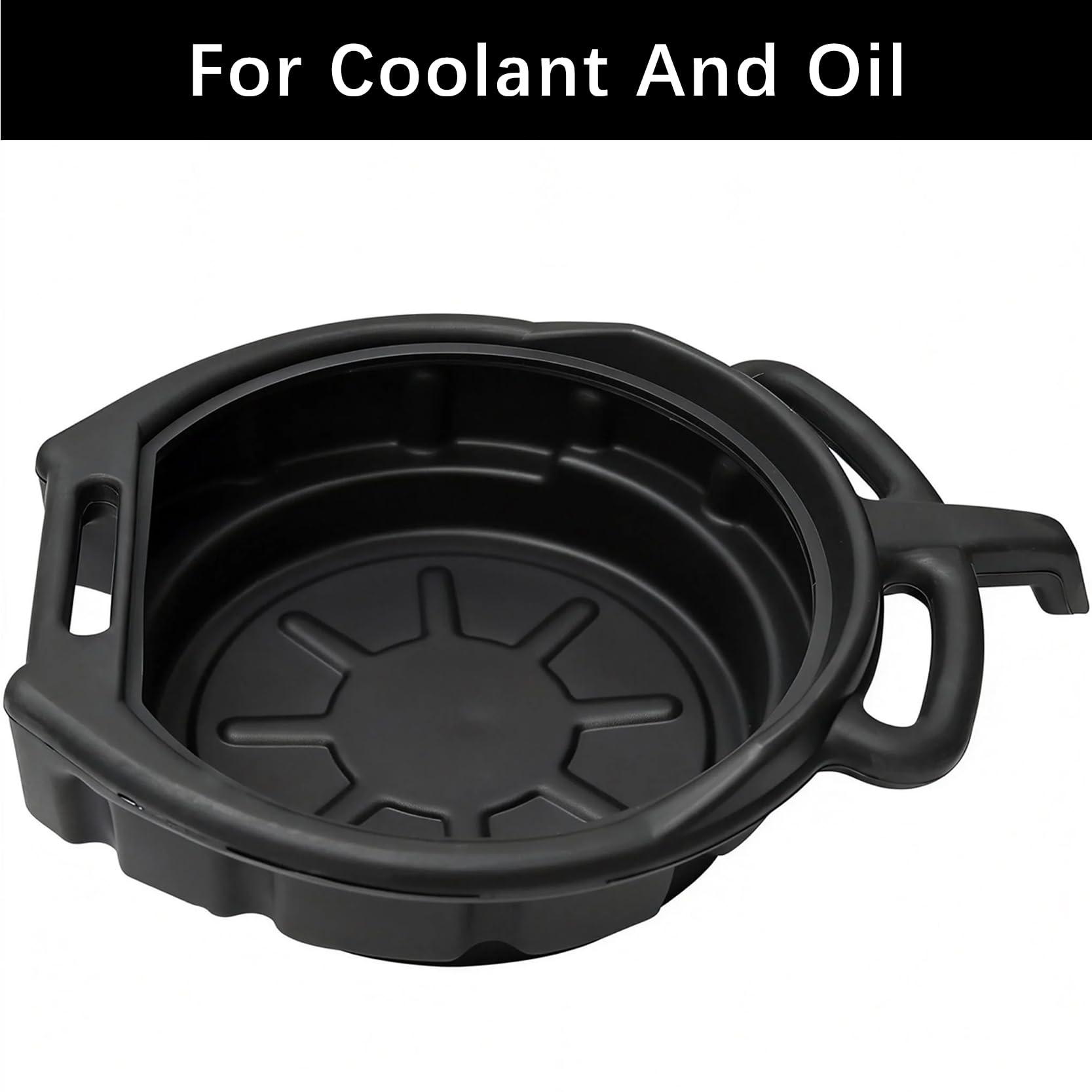 Unibos | 8 Litre Vehicles Oil Drain Pan | Gearbox Fuel Drain Pan | Large Capacity | Bucket For Car, Motorbike Etc | Oil Coolant Gearbox Fuel Drain Tray | Multifunctional Essential (8 LITRE) — view 9