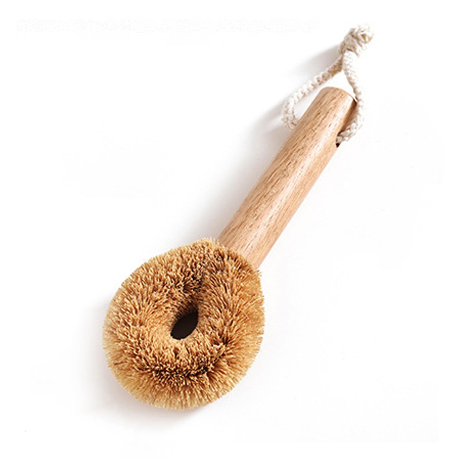 FLEXMAN Short Handle Dish Brush, Little Handy Scrubber Cleaning Brush, Cleaning Brushes for Non Stick Cookware, Iron Cookware, Stainless Steel Cookware