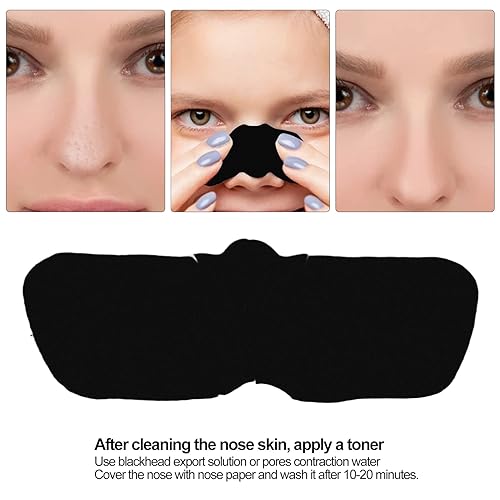 Miniatura 7 de 300 tiras de papel para la nariz, tiras para la nariz, fibra vegetal, acelera la absorción, desechable, para el cuidado de la piel, tiras de