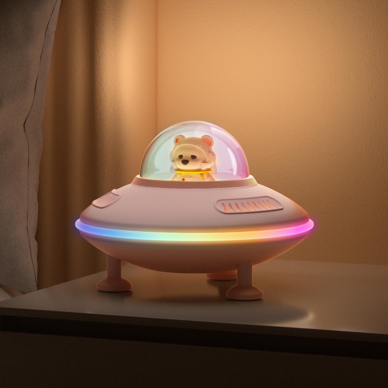 Eosnow L'altoparlante Dell'astronauta AI Voce Intelligente Altoparlante Bluetooth Orologio Piccola Luce Notturna Regalo Di Compleanno Bianco 80553143
