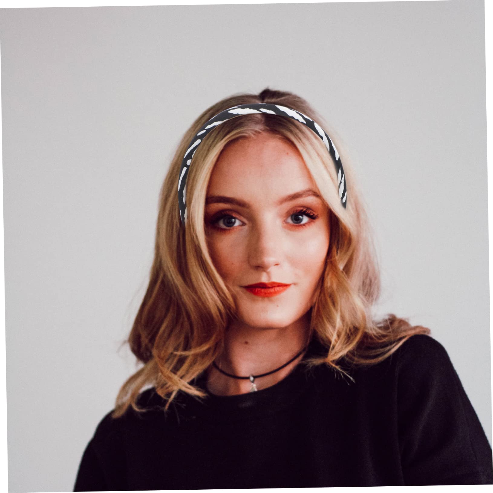 FRCOLOR 8 Piezas diadema de vaca diademas de animales diademas de yoga para mujer diadema para correr para mujer damas Venda cintas para el pelo de vaca Metal