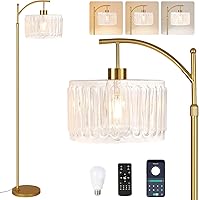 Vista 14 de Lámpara de pie con diseño de árbol de 3 bombillas; alta, rústica, estilo rural, industrial y boho, pantalla de mimbre y bambú; para sala de estar