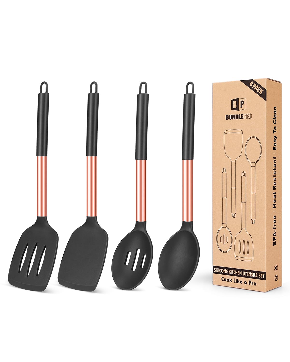 Silicone Cooking Utensil Set - 4 Piece -16