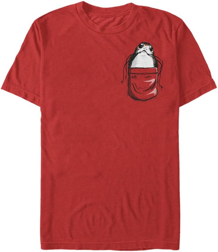 Star WarsMen's Last Jedi Porg Graphic Tees Shirt