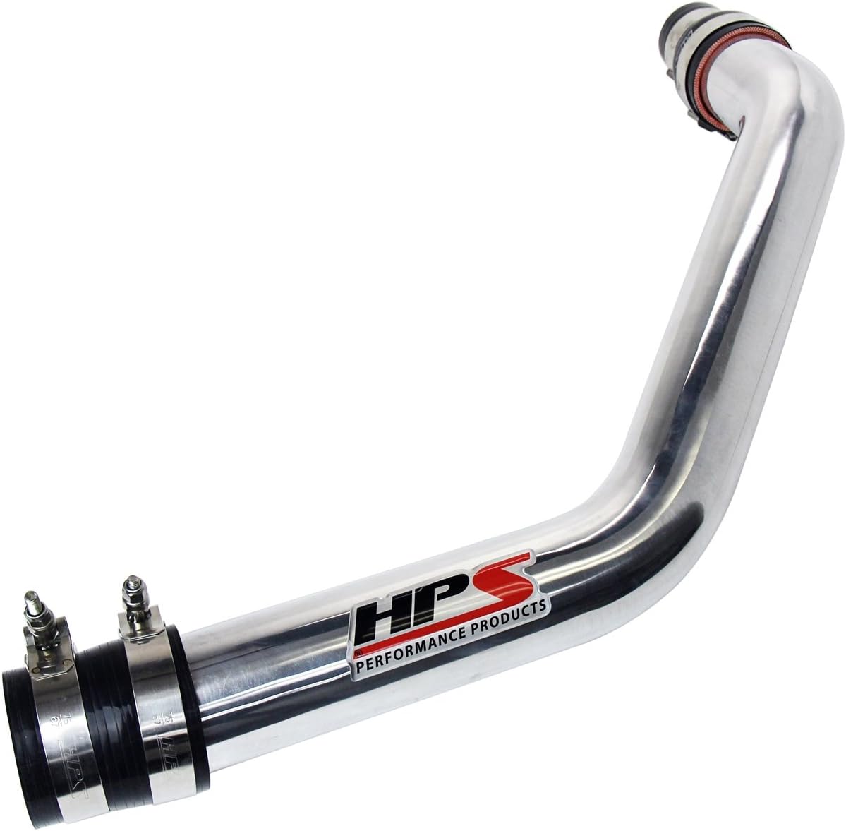 HPS Performance Polish Intercooler (2.5" Upper Charge Hot UICP) Compatible for 2008-2015 Mitsubishi Lancer EVO X Turbo, 17-103P