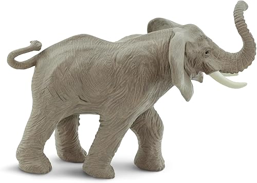 Miniatura 2 de Safari Ltd. Figura de elefante africano, figura detallada de plástico de 6.25 pulgadas, juguete educativo para niños, niñas y niños a partir de 3