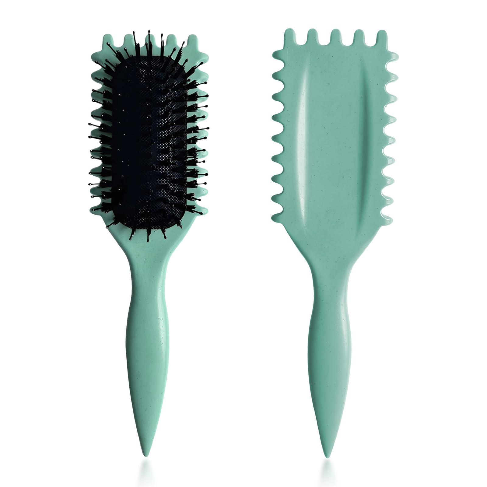 2025 Premium Boar Bristle Curly Hair Brush Upgrade Version Curl Defining Brush