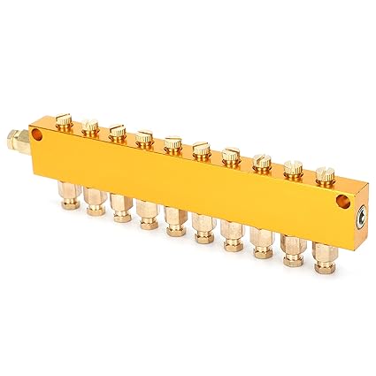 Lube Oil Piston Separator, Compact Adjustable Oil Divider Valve with High Performance for Lubrication System for CNC Machining