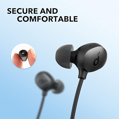 Miniatura 5 de Soundcore by Anker Life U2i Wireless Neckband Headphones, 10mm Drivers with BassUp Technology, 24H Playtime, AI-Enhanced Calls, Foldable and