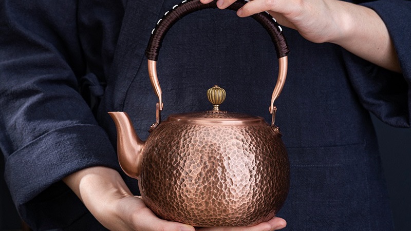 Amazon.com | Copper Tea Kettle for Stovetop: Handmade Solid Copper