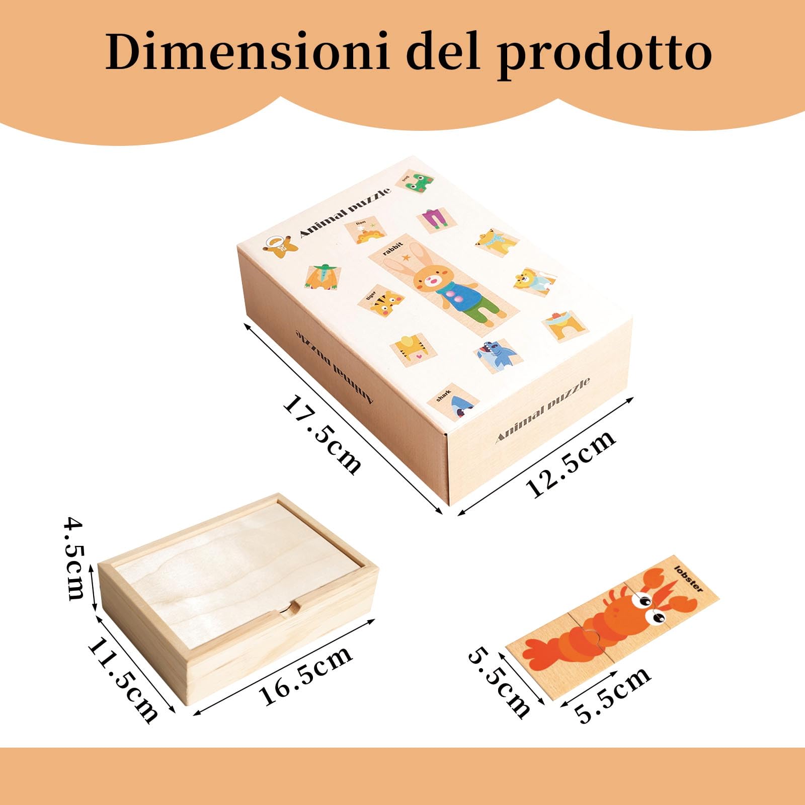 Giocattolo Montessori 2 3 4 5, Giochi Bambini 2 Anni, Regalo Bambina 3 Anni, Giocattolo di Motricità, Motricità Fine, Coordinazione Mano-Occhio, Regalo 2-5 Bambini Ragazzi Ragazze