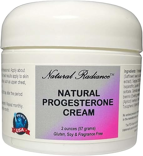 Natural Radiance Crema de progesterona 2 oz. Tarro