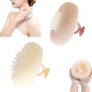 2024 New Upgrade 2-in-1 Sunflower Bath Ball, 2-in-1 Sunflower Bath Ball, Super Soft Sunflower Suction Cup Bath Ball, Exfoliating Bath Sponge Cleaning Brush with Suction Cup, Bath Sponge