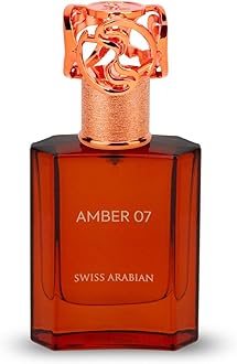 Swiss Arabian Amber 07 - Luxury Products From Dubai - Long Lasting, Addictive Personal EDP Spray Fragrance - Seductive Signature Aroma - 1.7 Oz