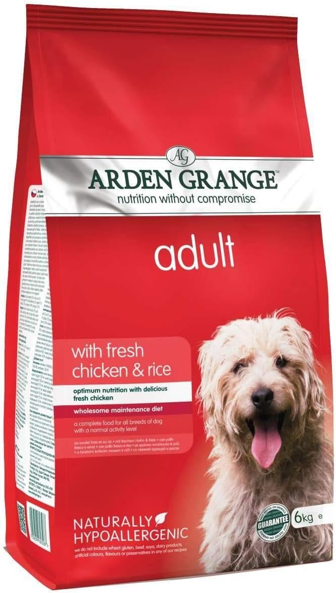 Dry Dog Food - Arden Grange Adult With Fresh Chicken & Rice 6kg
