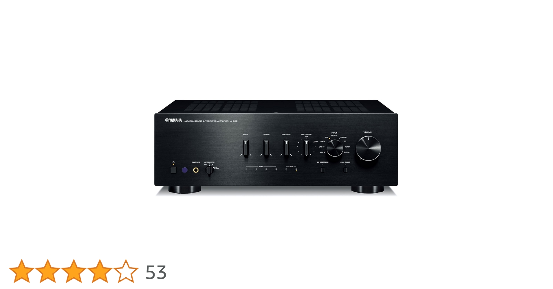 Amazon.co.jp: ヤマハ プリメインアンプ A-S801(B) [ブラック] : 家電