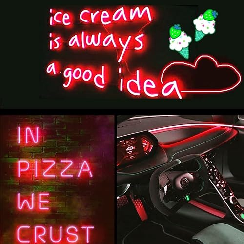 Vista 40 de Ourbest el Wire - Cable de luz multicolor Amarillo