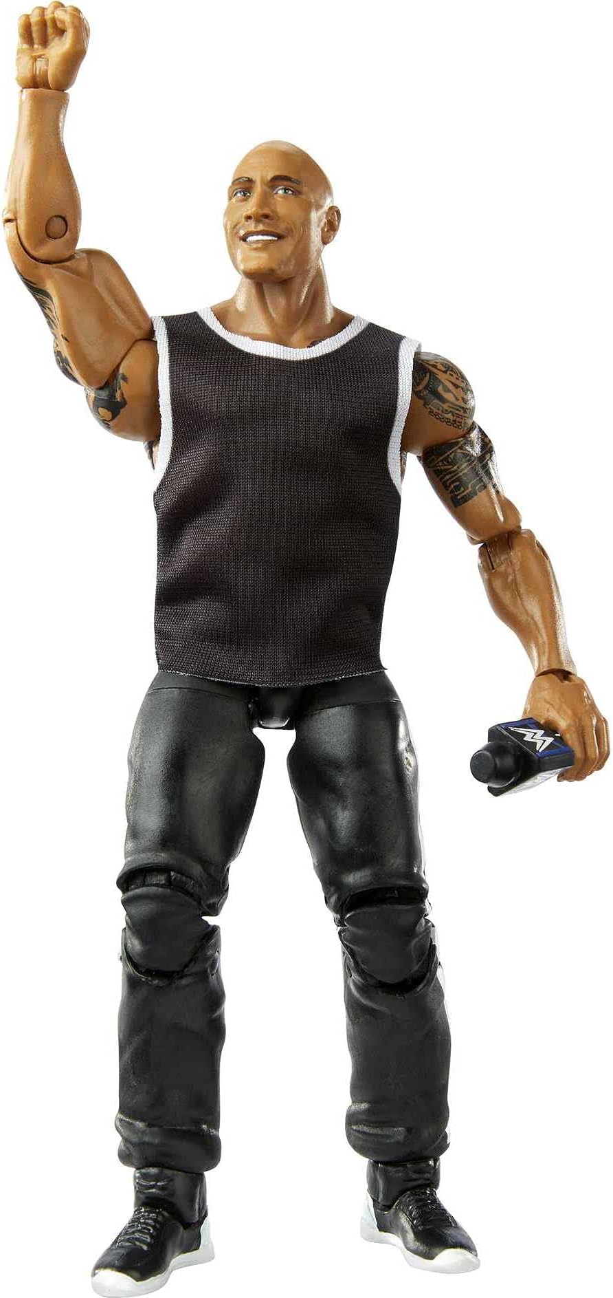 The Rock Elite Collection Action Figure, 6-in Posable Collectible Gift for WWE Fans Ages 8 Years Old & Up