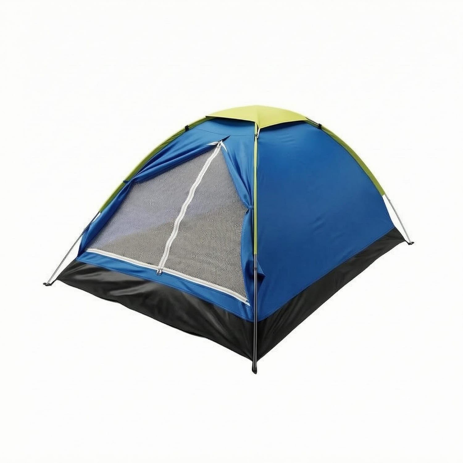 Screening Dome Tent Zipper Closure Mesh Camping Tent Portable Mesh Wall Canopy Ventilation for Beach Outings, Picnics, Blue-image-22