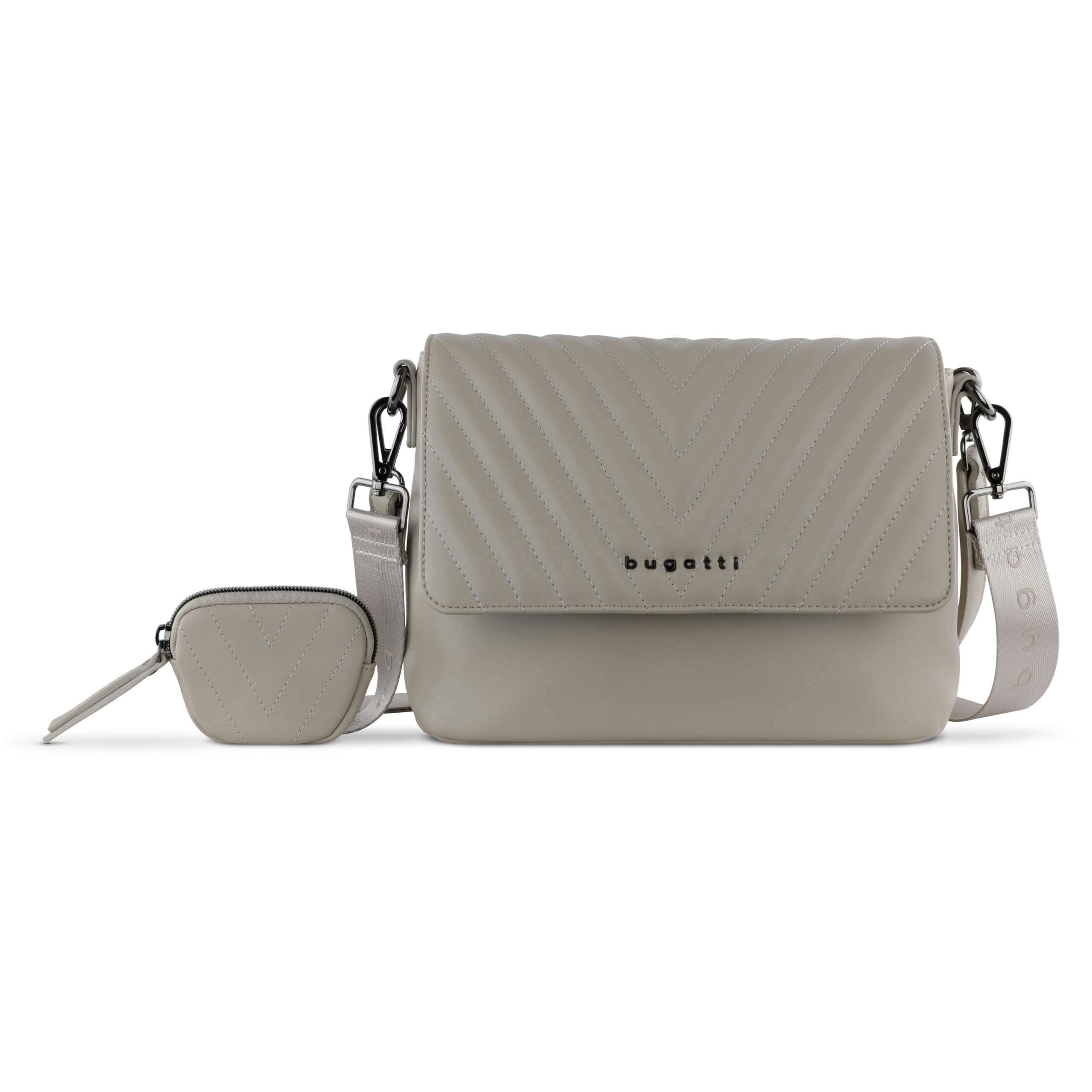 bugatti Sira Schultertasche für Damen - edle Umhängetasche Crossover-Tasche