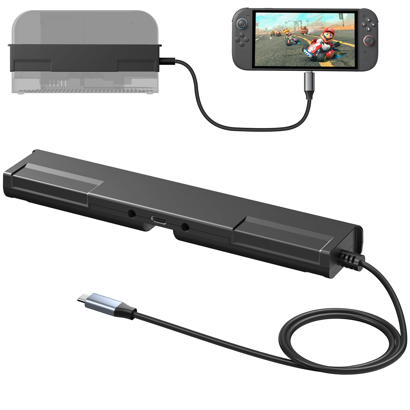 Amazon.co.jp: Switch 2ドック用延長ケーブル USB-C 急速充電＆4K高速