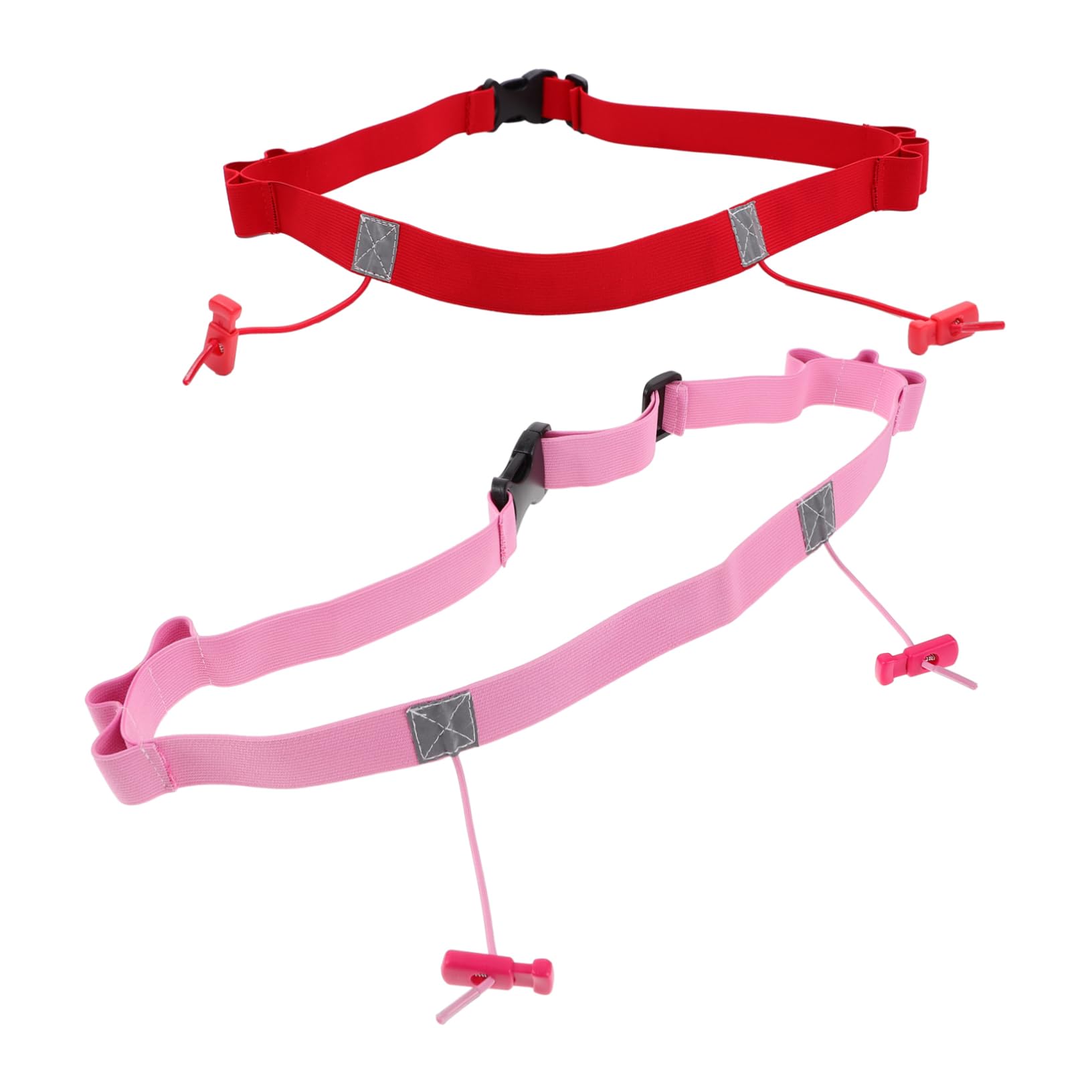 BESPORTBLE 6 Pcs Race Number Band Children Race Bib Holder Race Number Tape Cycling Race Belt Start Number Magnets Runners Race Number Belt Race Bib Belt Running Belt Reflective Triathlon