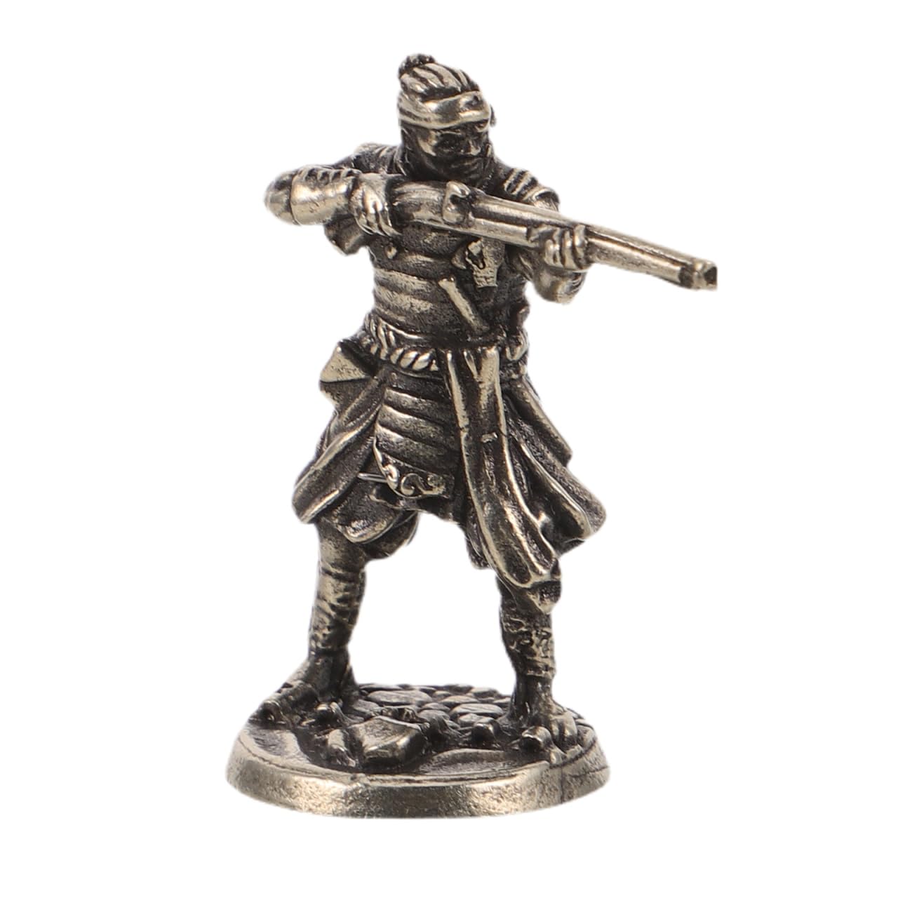 UPKOCH Mini Samurai Warrior Figure 1.22In Japanese Bushido Sculpture Collectible Asian Samurai Statue Decor for Home Office Display